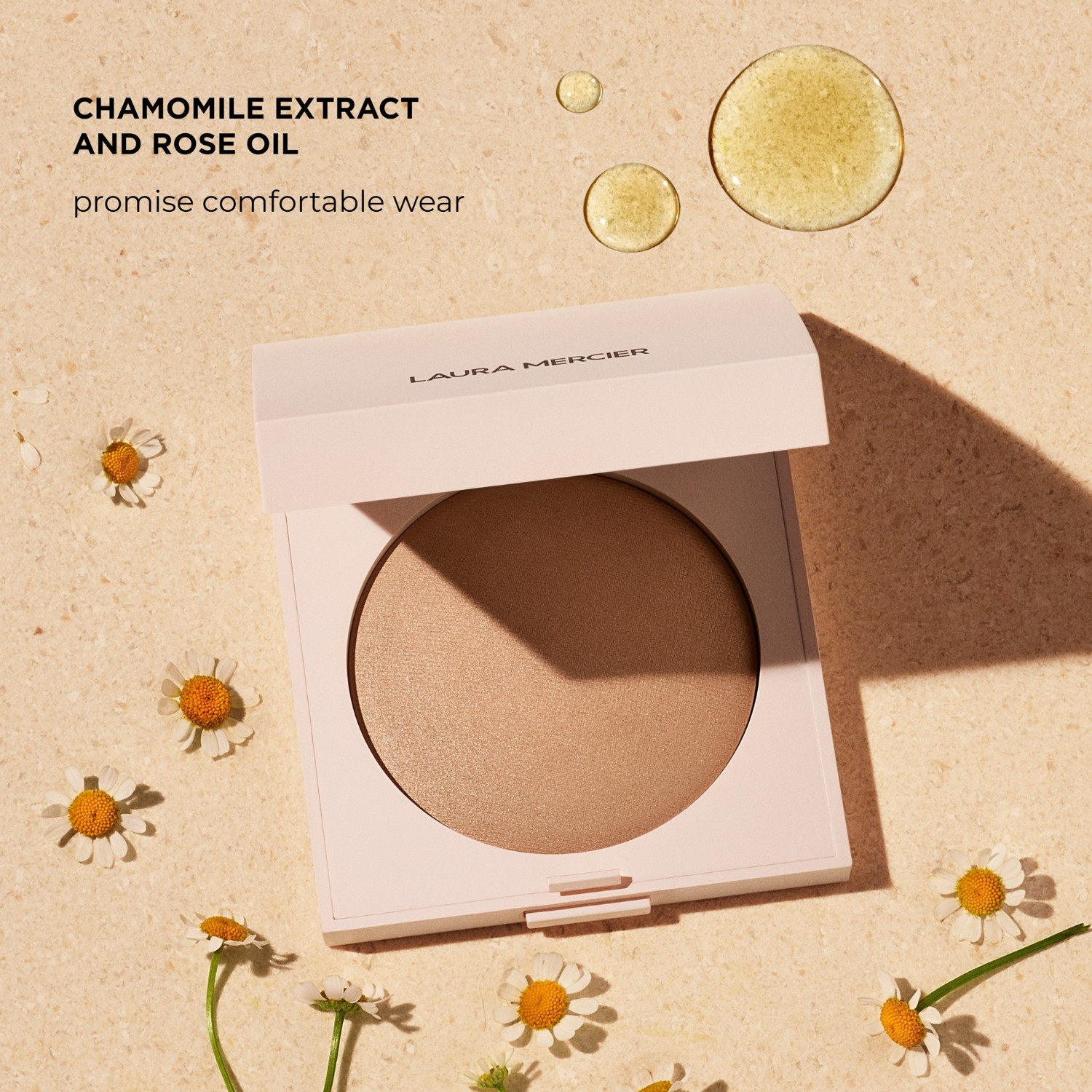 Пудра для лица real flawless luminous perfecting powder Laura Mercier, medium, вес 7.5 гр. — фото 4