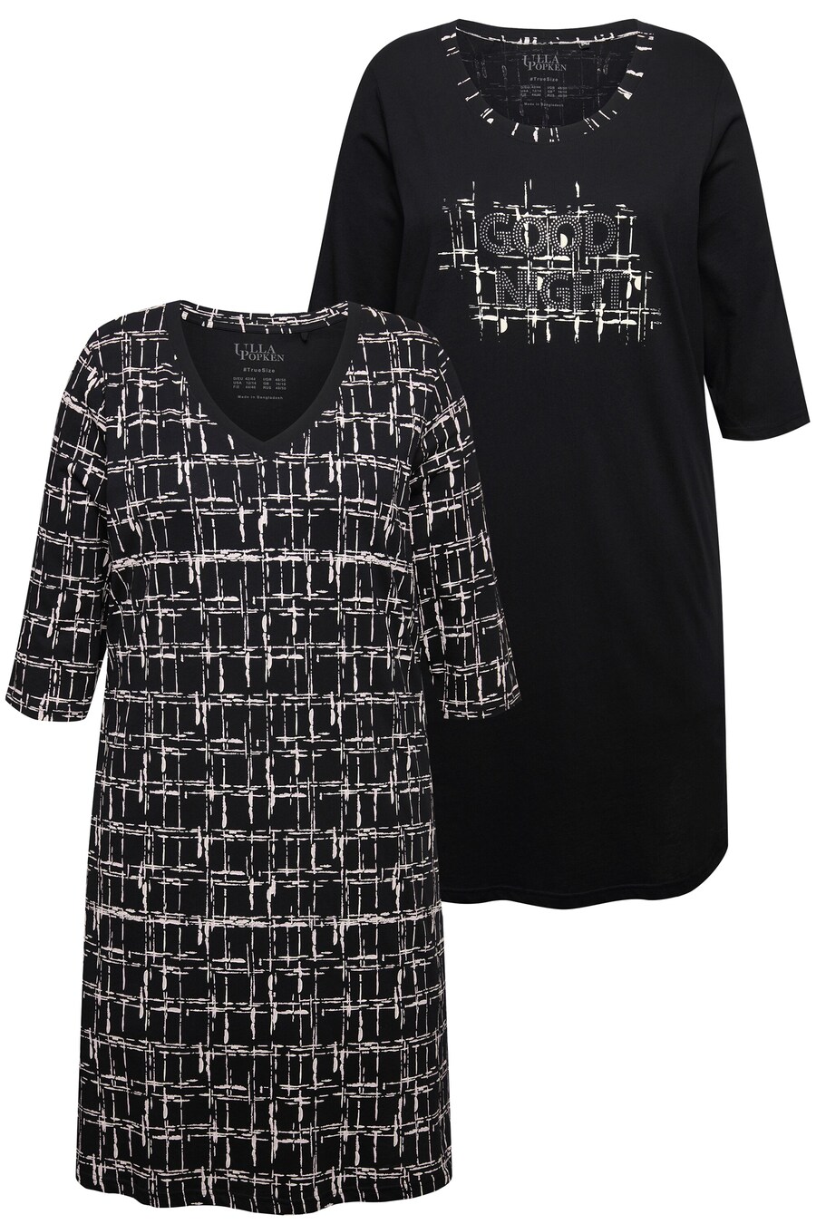 

Ночная рубашка Ulla Popken Nightgown, черный