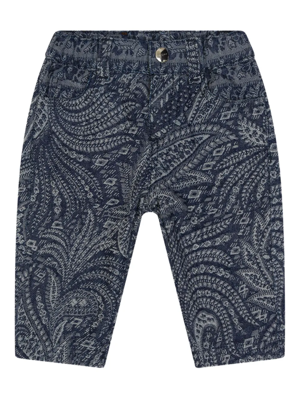 

Джинсы с принтом пейсли ETRO KIDS, синий