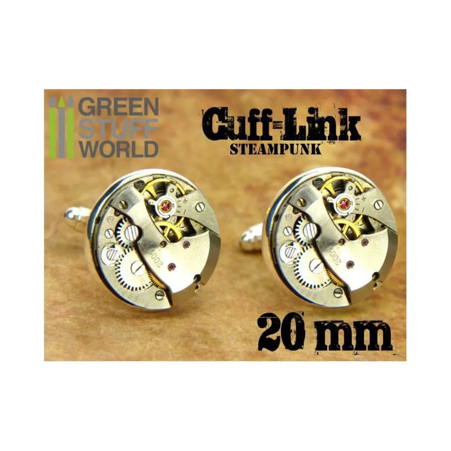 

Запонки - круглые механизмы 20 мм, Accessories - Steampunk - Buttons, Cufflinks & Other Apparel
