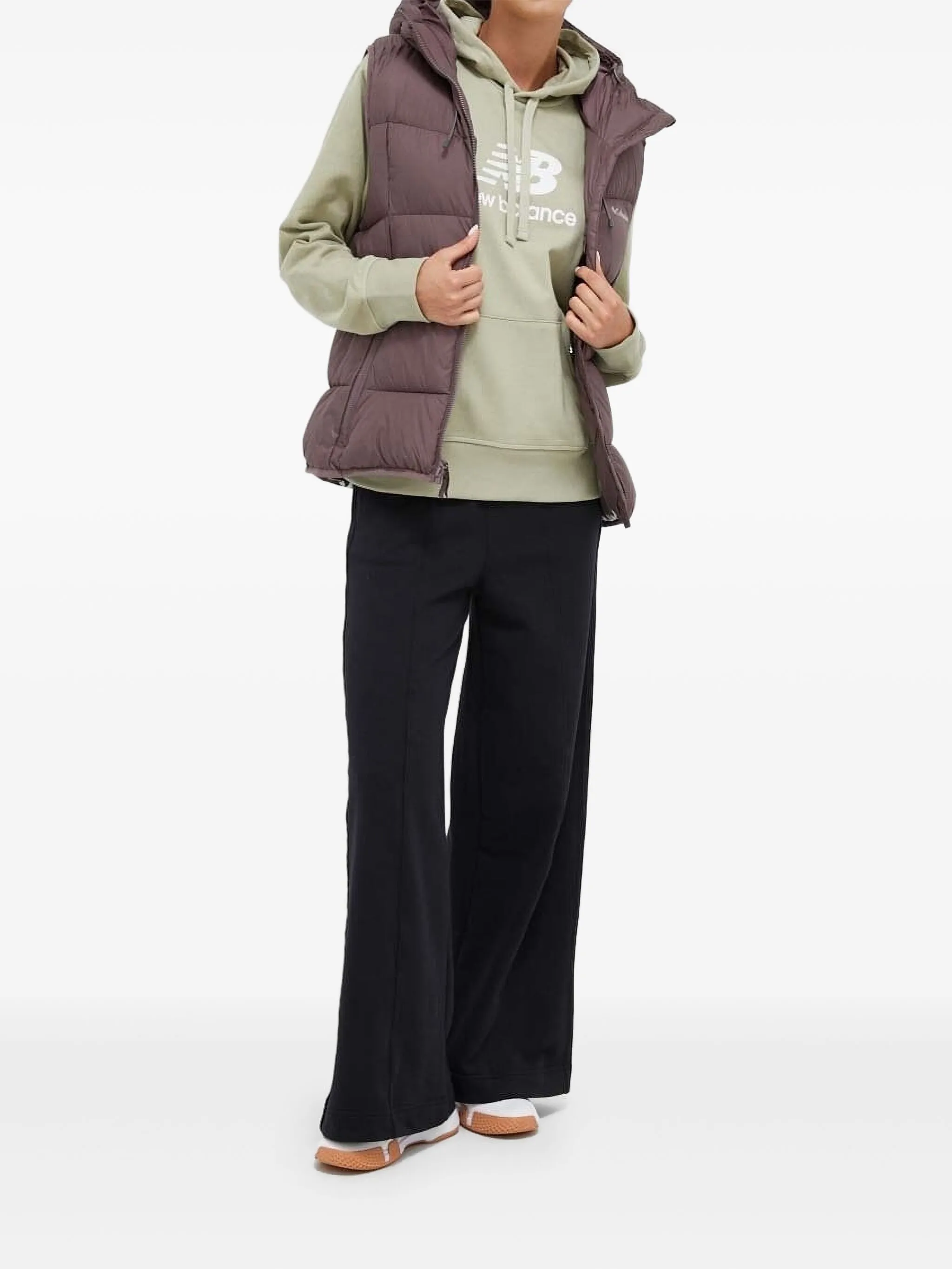 

Дутый жилет с капюшоном Columbia, фиолетовый