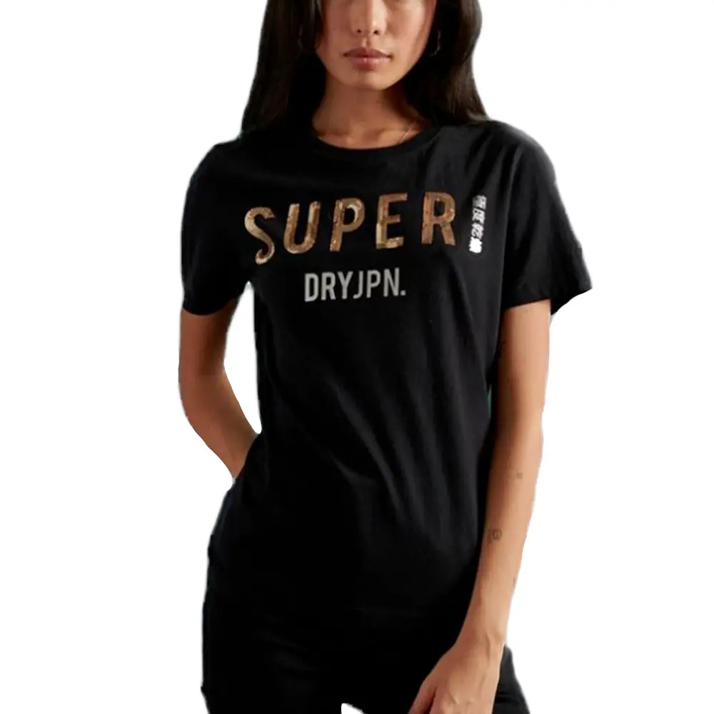 

Футболка jpn с пайетками Superdry, черный