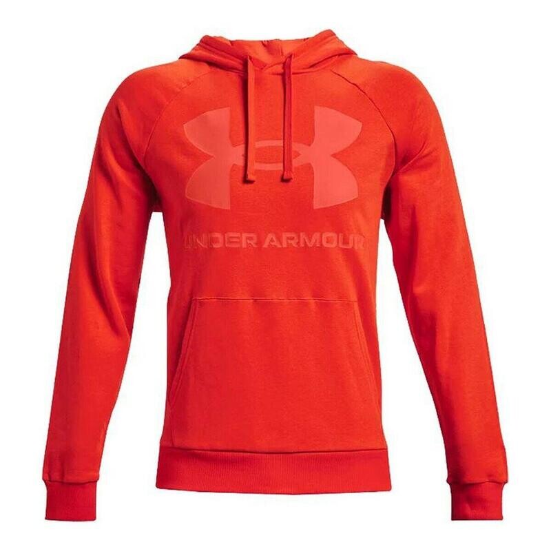 

Мужская толстовка с большим логотипом Rival Fleece UNDER ARMOUR, цвет naranja