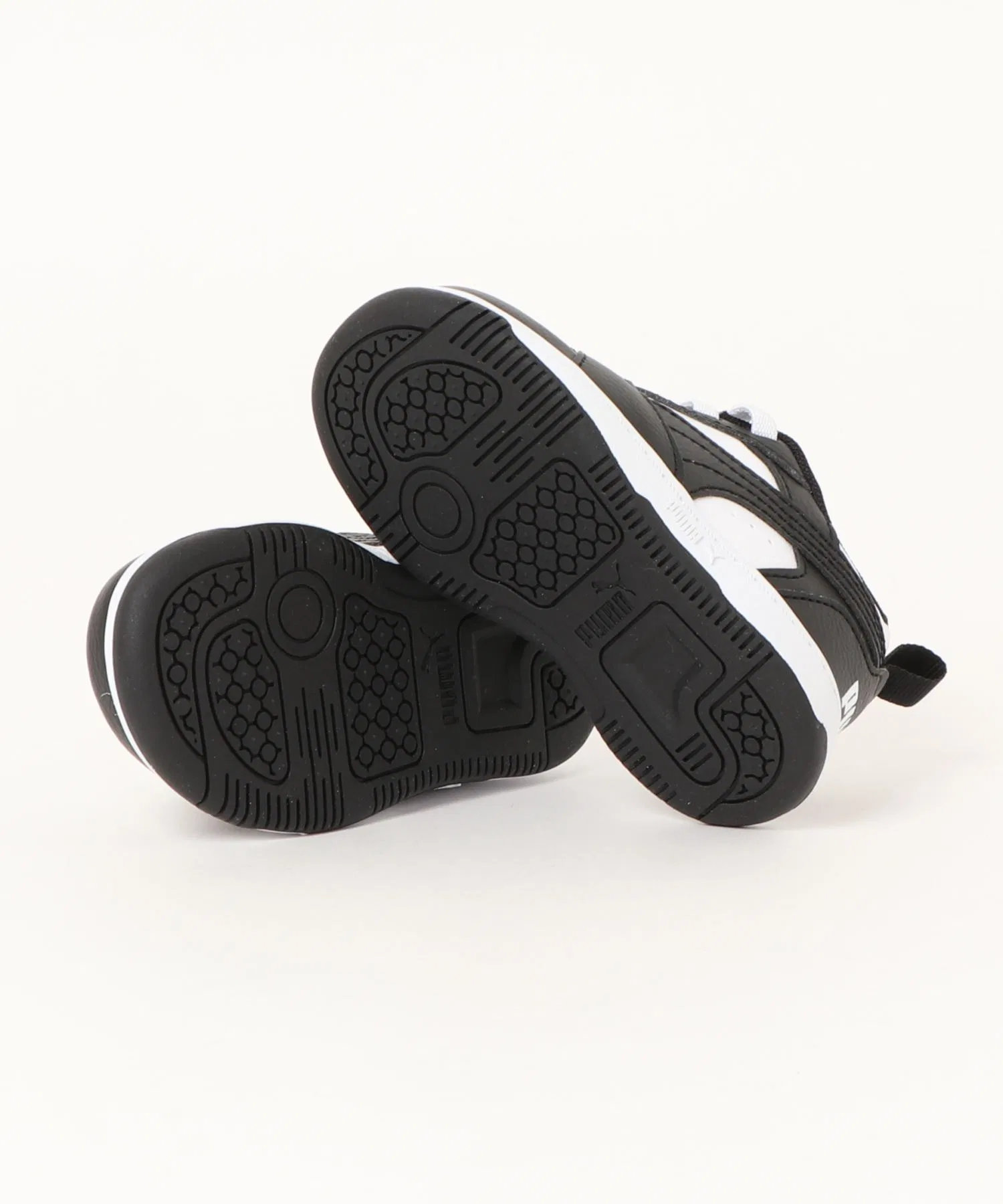 Детские кроссовки PUMA Rebound V6 Low для малышей бело-чёрные — фото 3