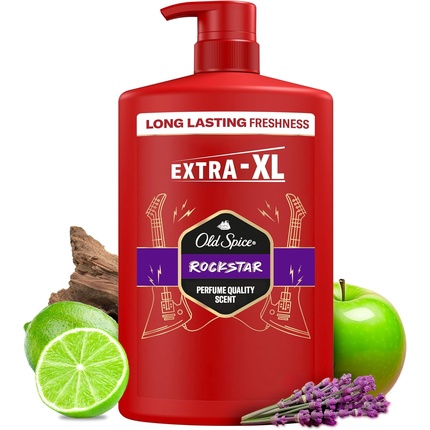 

Гель для душа и шампунь Rockstar для мужчин, 1000 мл, 3-в-1. Old Spice
