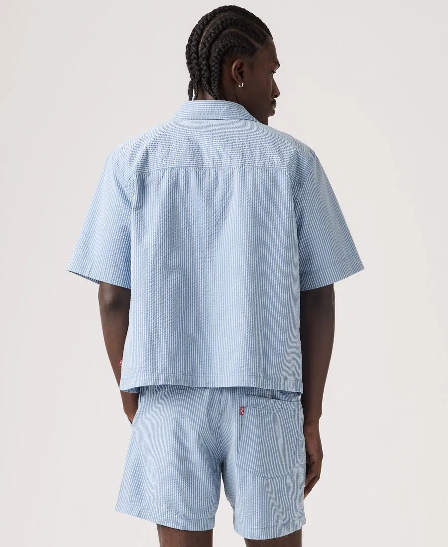 Мужская рубашка свободного кроя с коротким рукавом для механика Levi's, Quiet Harbor — фото 4