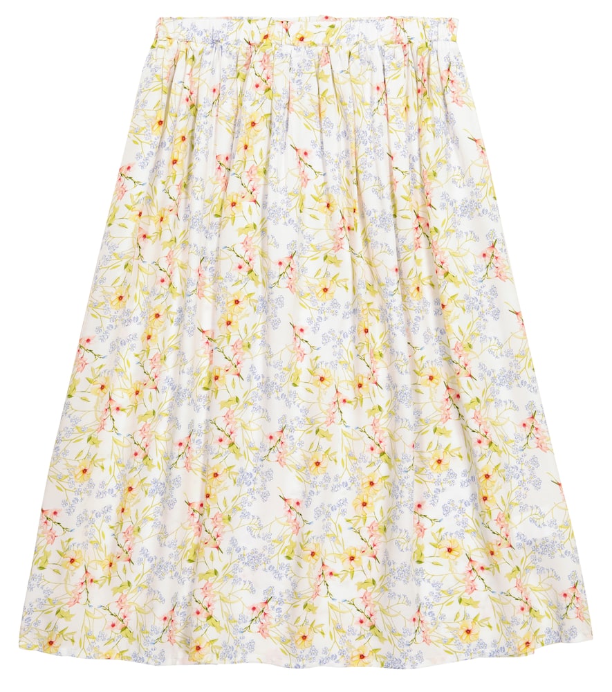 

Сатиновая юбка с цветочным принтом viola Paade Mode