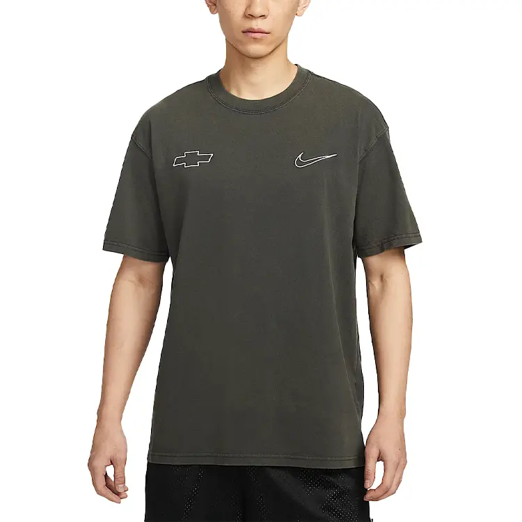 Nike Футболка мужская угольно-черная — фото 3