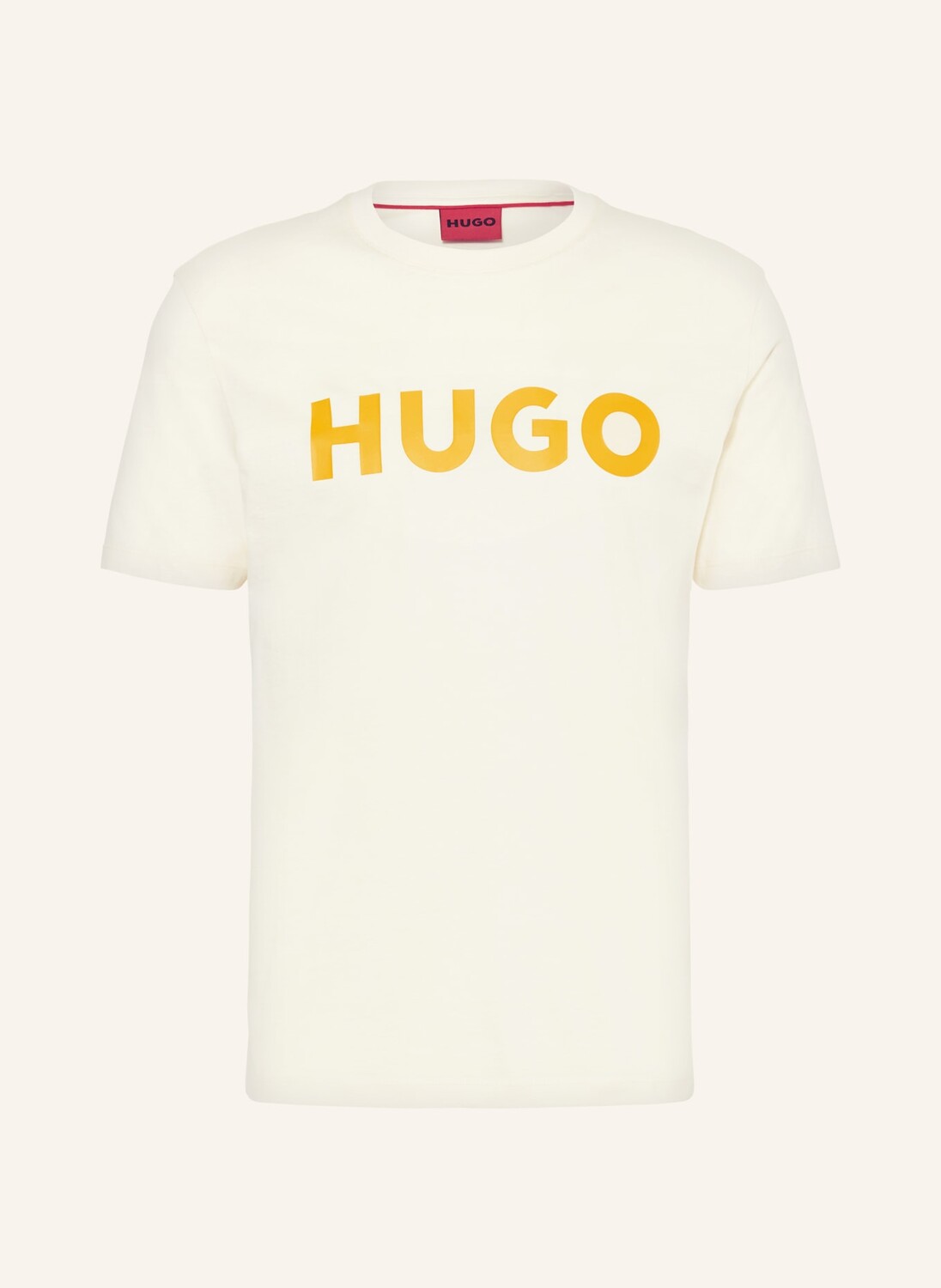 

Футболка дуливио HUGO, цвет HELLGELB/BRAUN