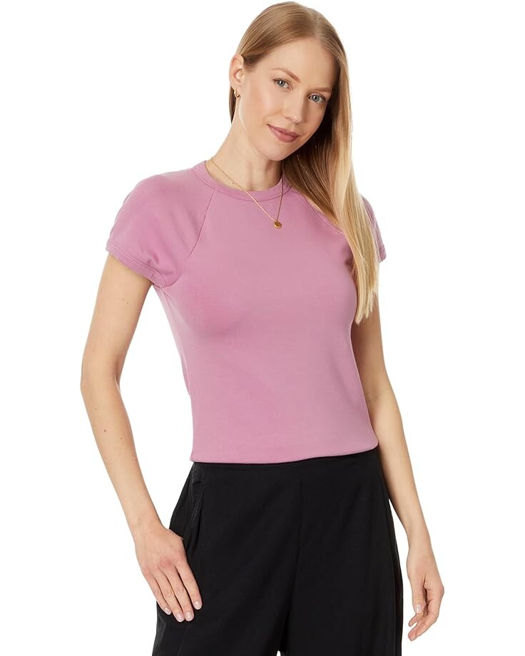 

Футболка Madewell Raglan-Sleeve Baby, цвет Shaded Pink