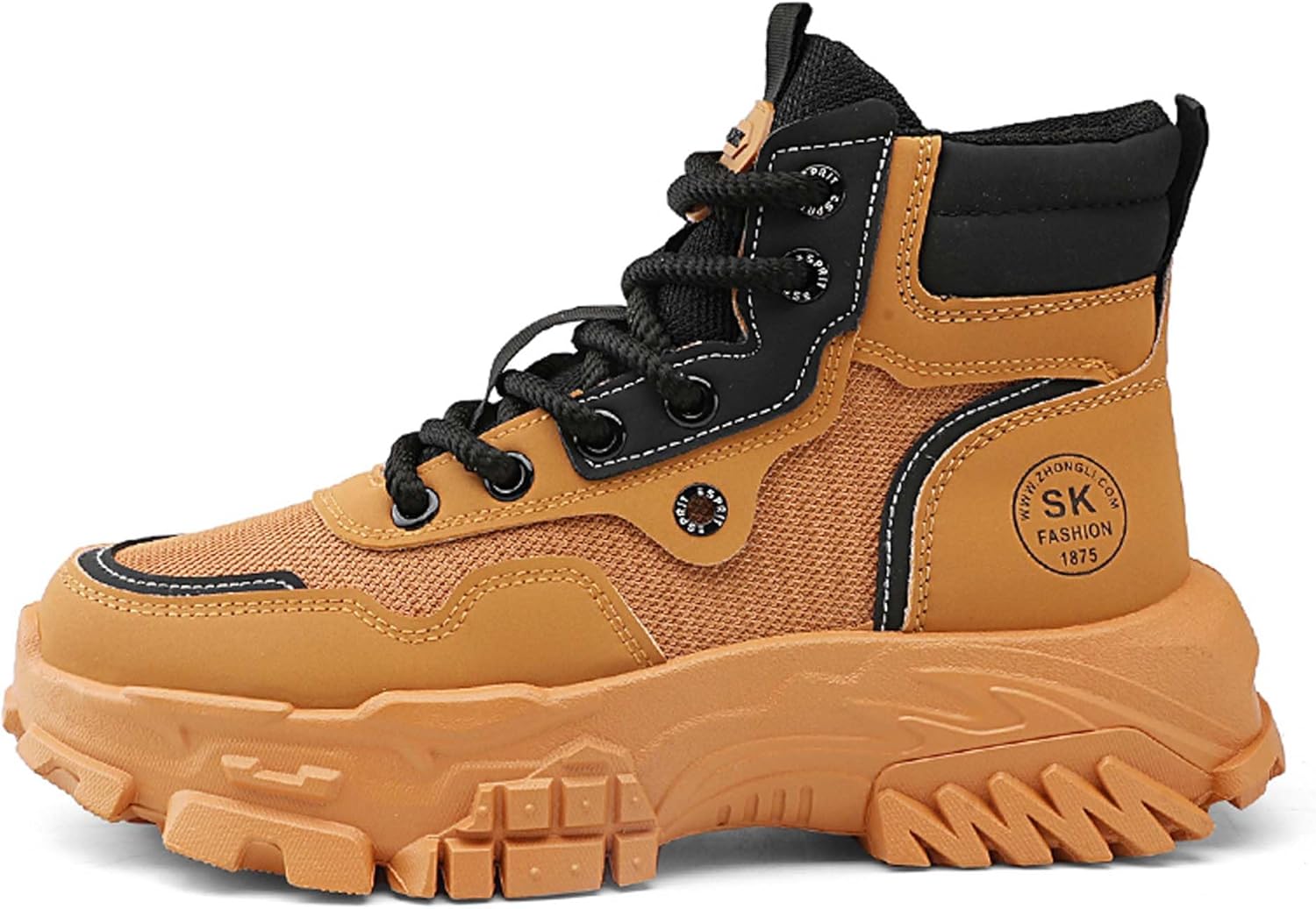 

Высокие кеды, с толстой подошвой и сеткой, обувь в стиле «папа», модная студенческая обувь, спортивная и повседневная модная обувь, стильные ретро-простые классические мужские туфли Generic, хаки