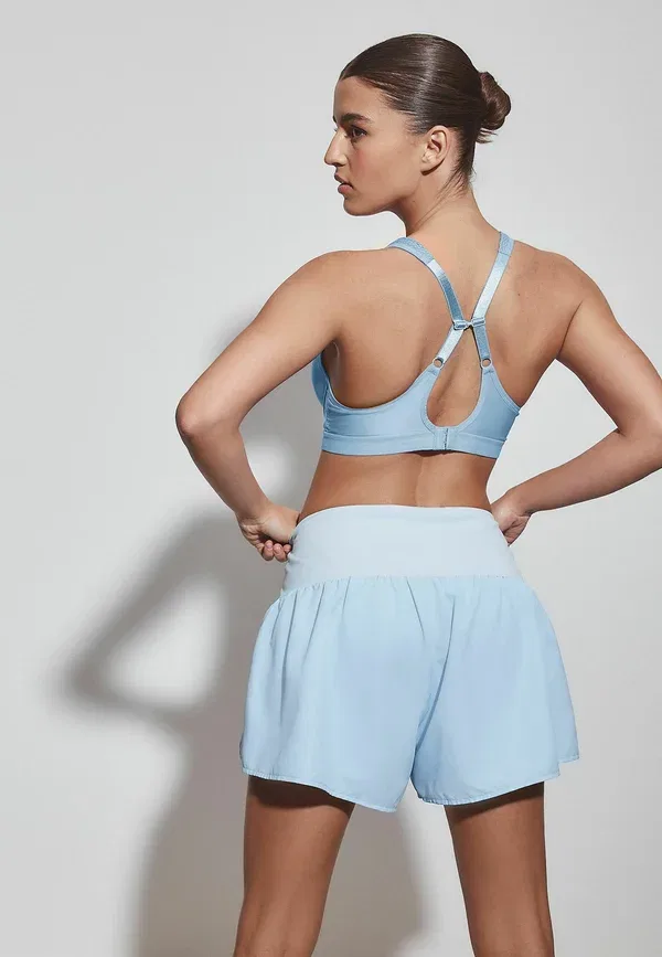 Спортивные шорты Regular fit с мягким поясом, Next, бледно-голубой — фото 3