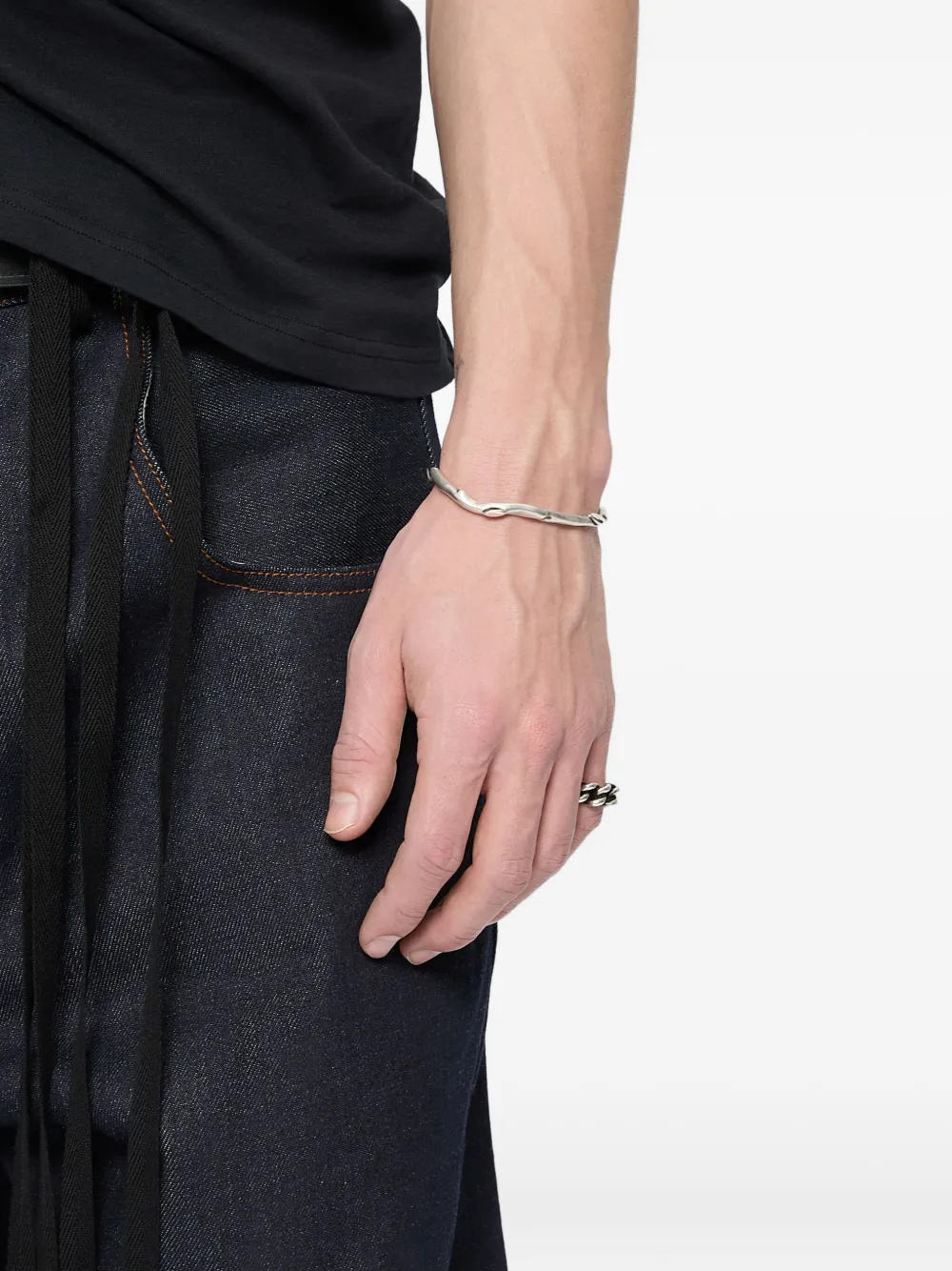 

Браслет Alke Thorn Ann Demeulemeester, серебряный