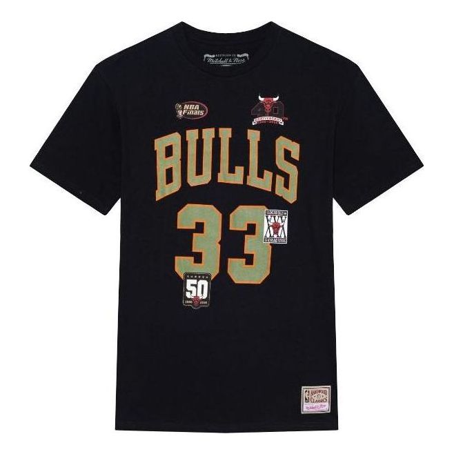 

Футболка Mitchell & Ness x NBA Chicago Bulls Script T-shirt 'Scottie Pippen 33', черный