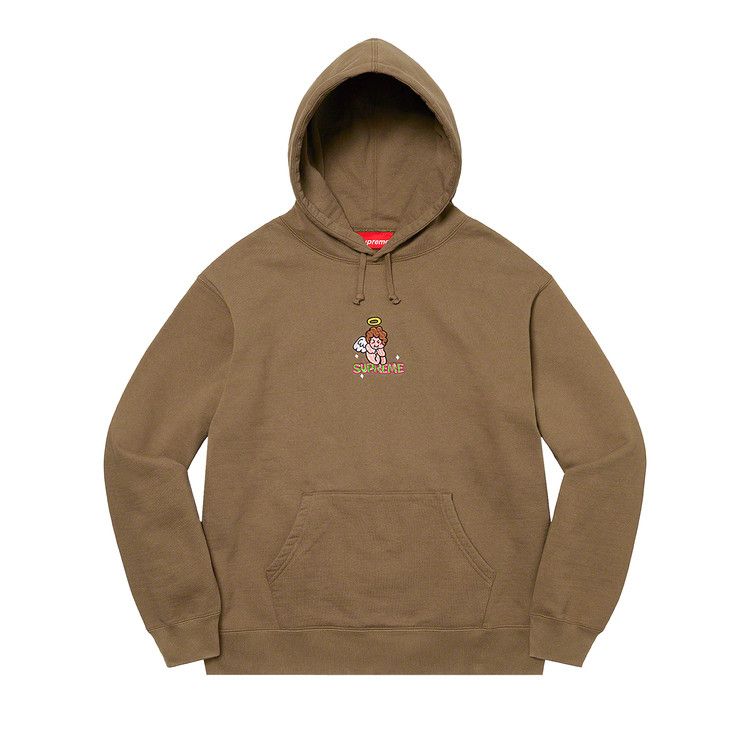 

Толстовка Supreme Angel Hooded Sweatshirt, Olive Brown