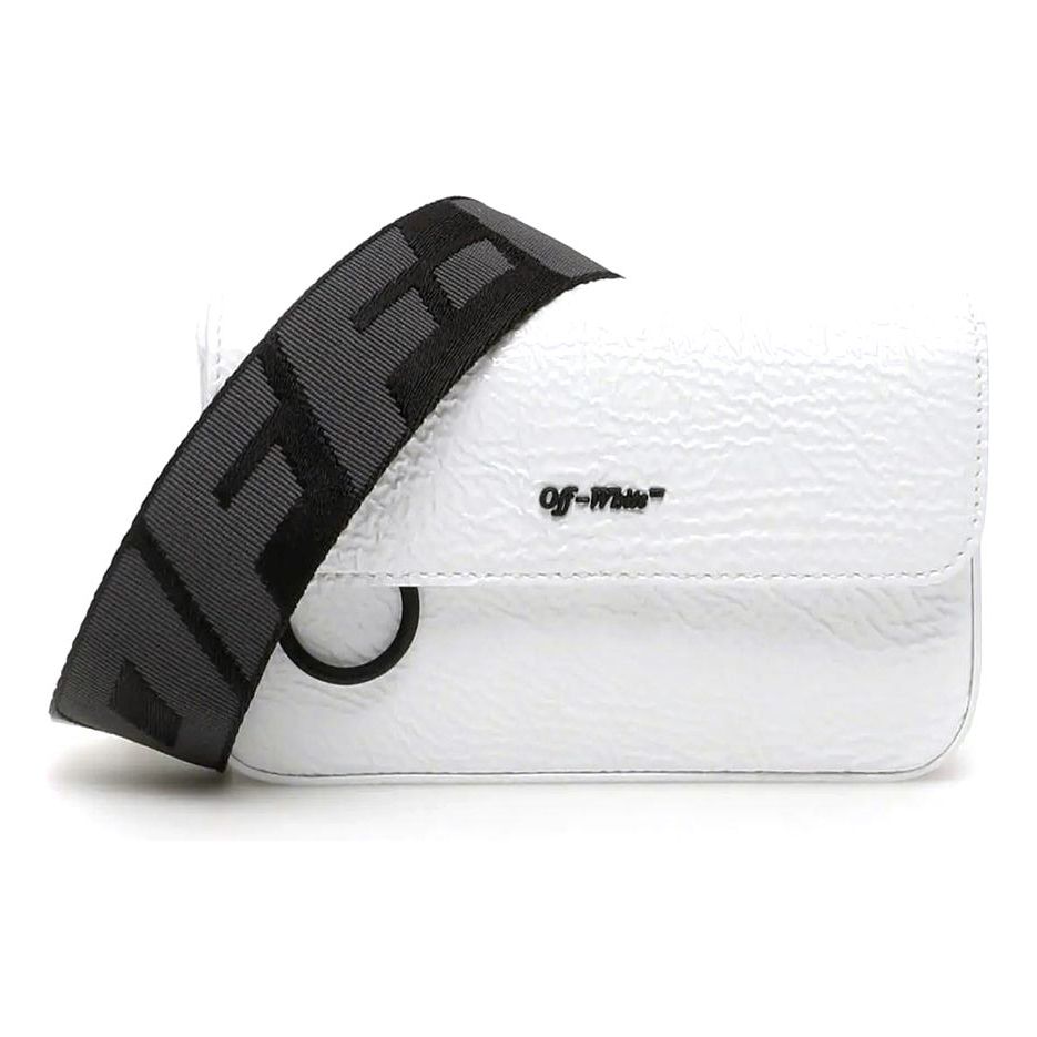 

Сумка Off-White Leather Shoulder Messenger Bag White