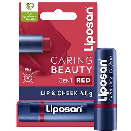 

Увлажняющий бальзам для губ Caring Beauty Red Spf30 48 г Liposan