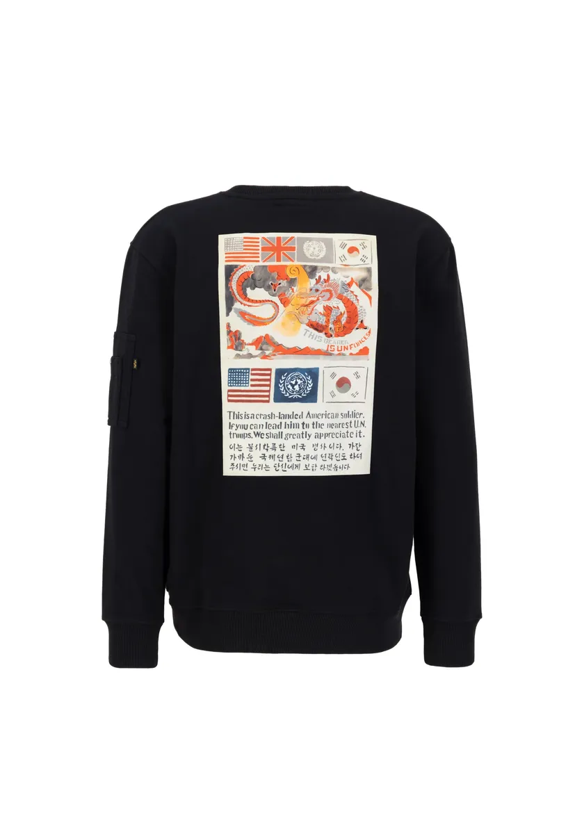 

Свитер Alpha Industries " Alpha Industries Мужчины - Толстовки USN Blood Chit Sweater ", черный