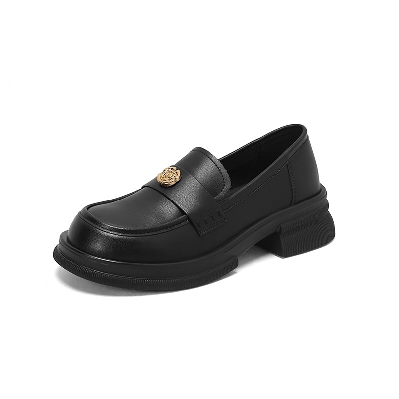 

Лоферы женские с низким верхом Zi Xiao, цвет Black matte