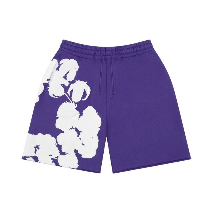 

Шорты Denim Tears Big Cotton Wreath Sweat Shorts 'Purple', фиолетовый