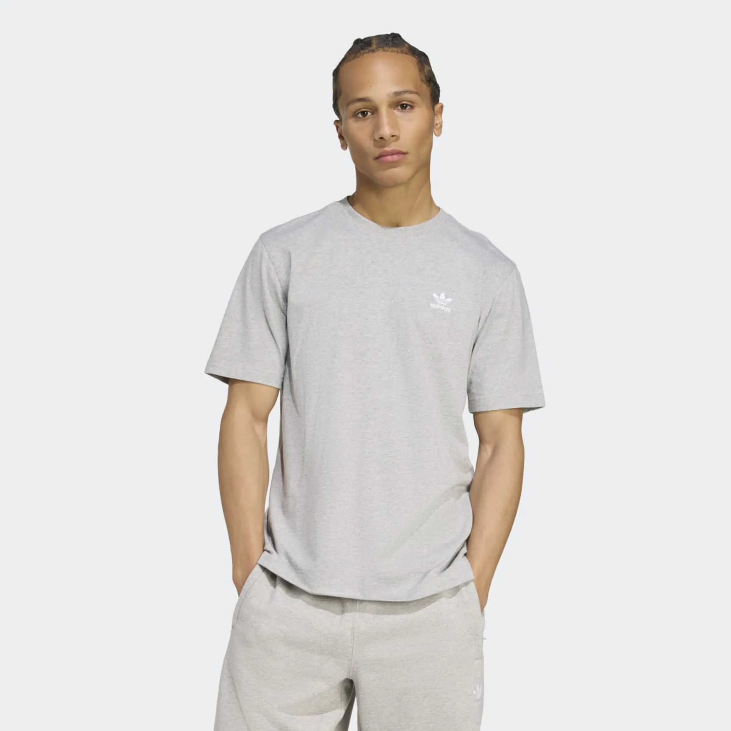 Футболка мужская Trefoil Essentials adidas Originals, серый