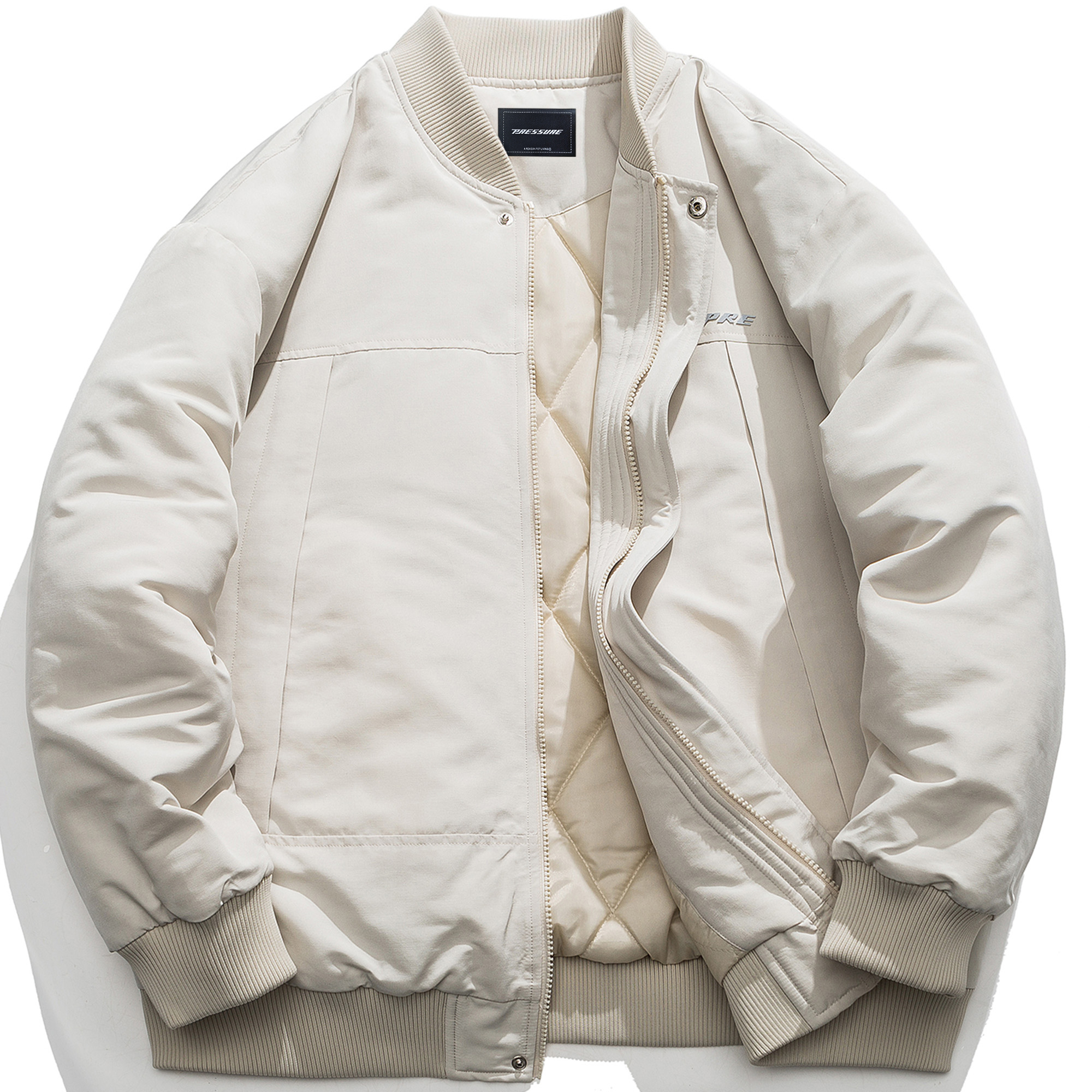 

PRESSURE Пуховик Unisex, Beige Apricot