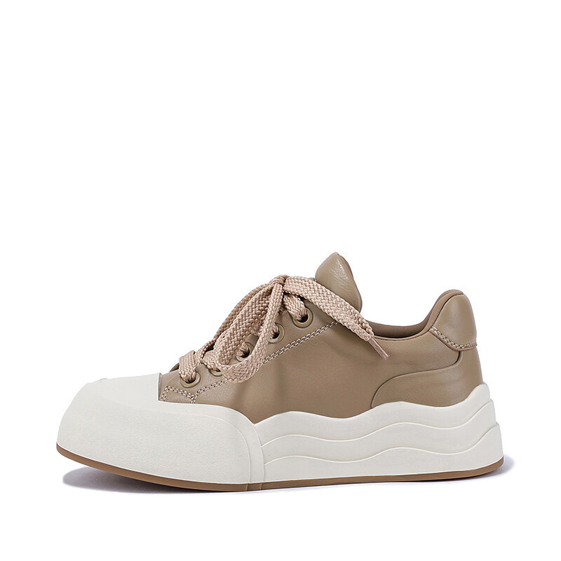 

Кеды BELLALILY Skateboard Shoes Women's Low-Top, коричневый