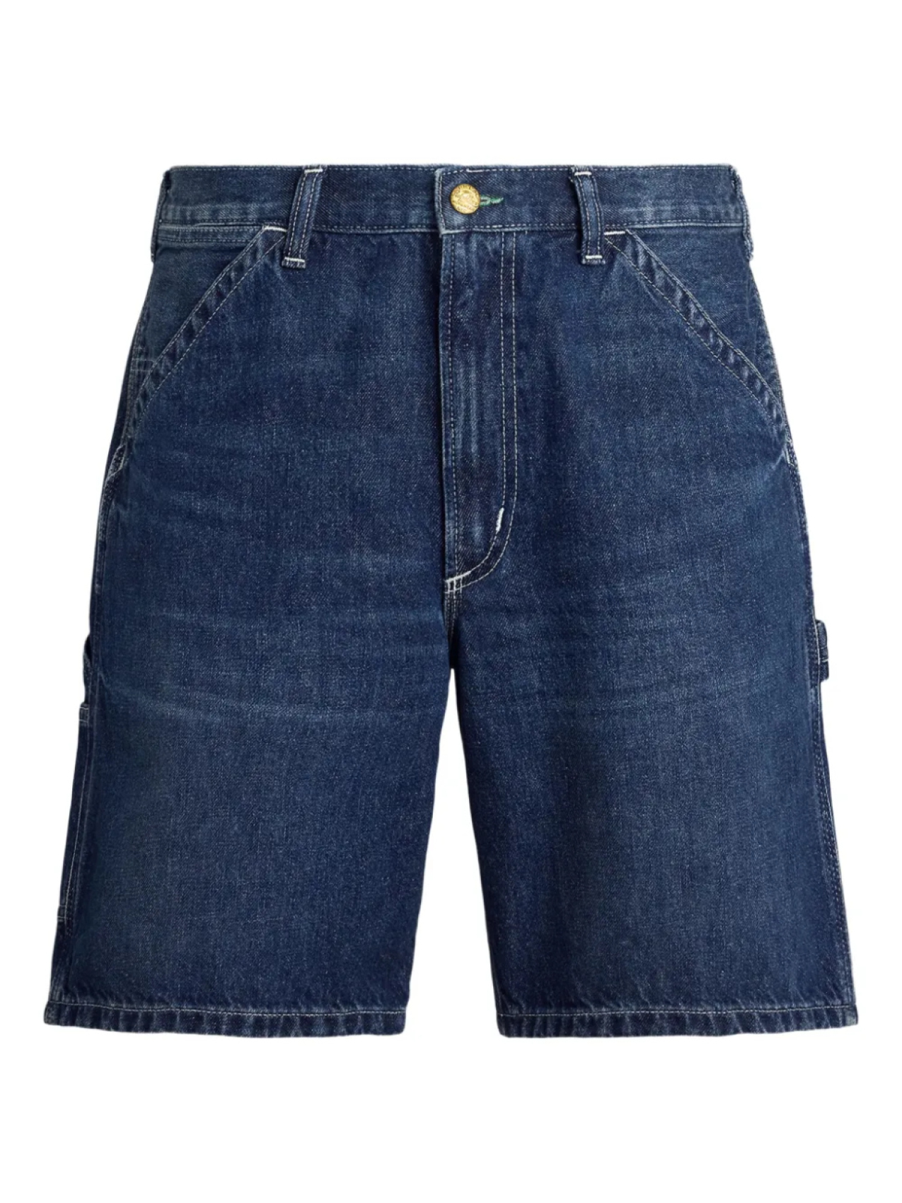 

Джинсовые шорты прямого кроя Polo Ralph Lauren, синий
