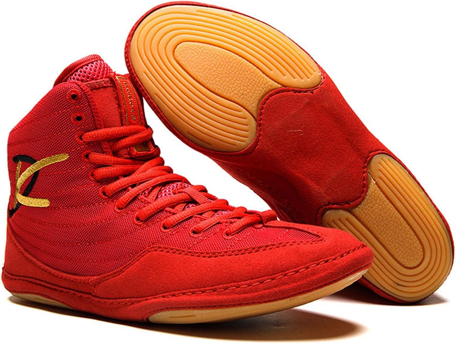 

Мужские боксерские кроссовки TECDOTO, обувь для борьбы, тренировочные кроссовки для бокса, легкие сетчатые кроссовки для бодибилдинга, тяжелой атлетики и ММА, с противоскользящей резиновой подошвой, красные, размер 8.5