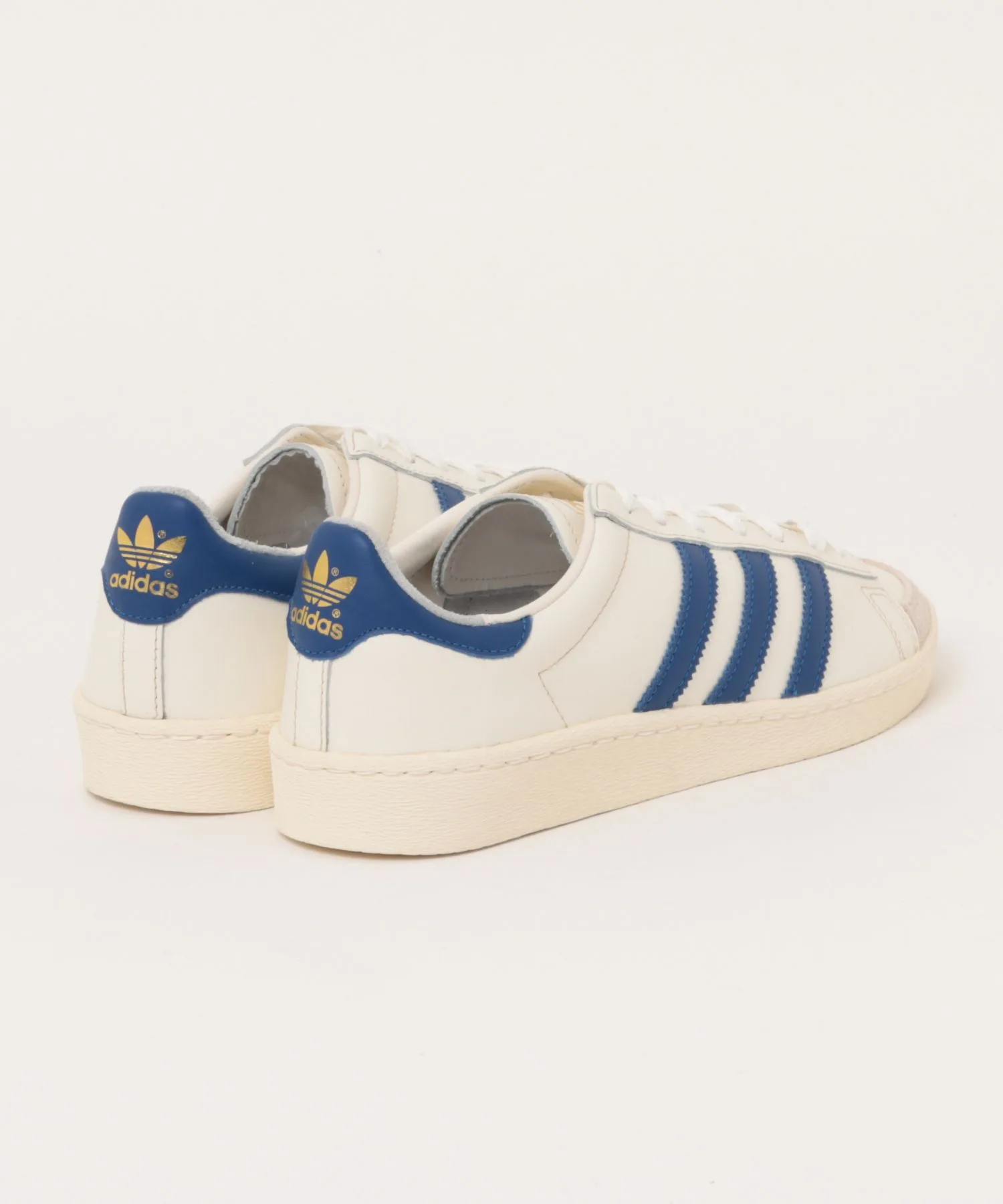 Мужские/женские кроссовки из натуральной кожи JABBAR LO adidas белые — фото 2