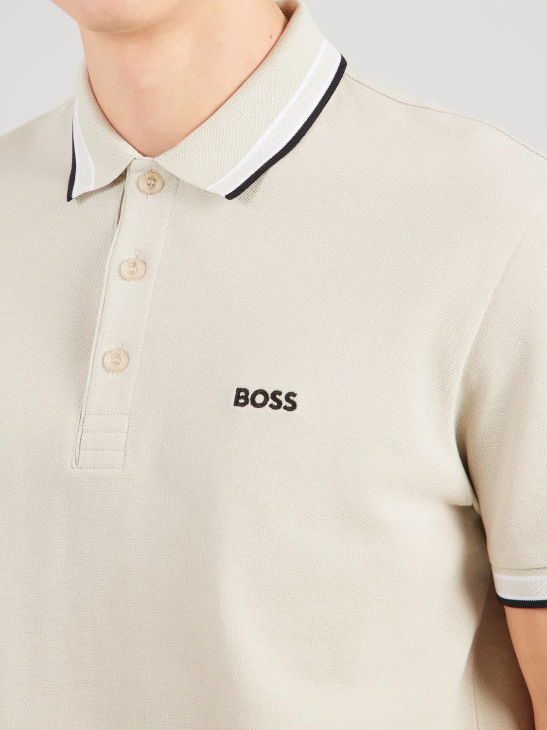 Рубашка Boss Paddy, бежевый — фото 2