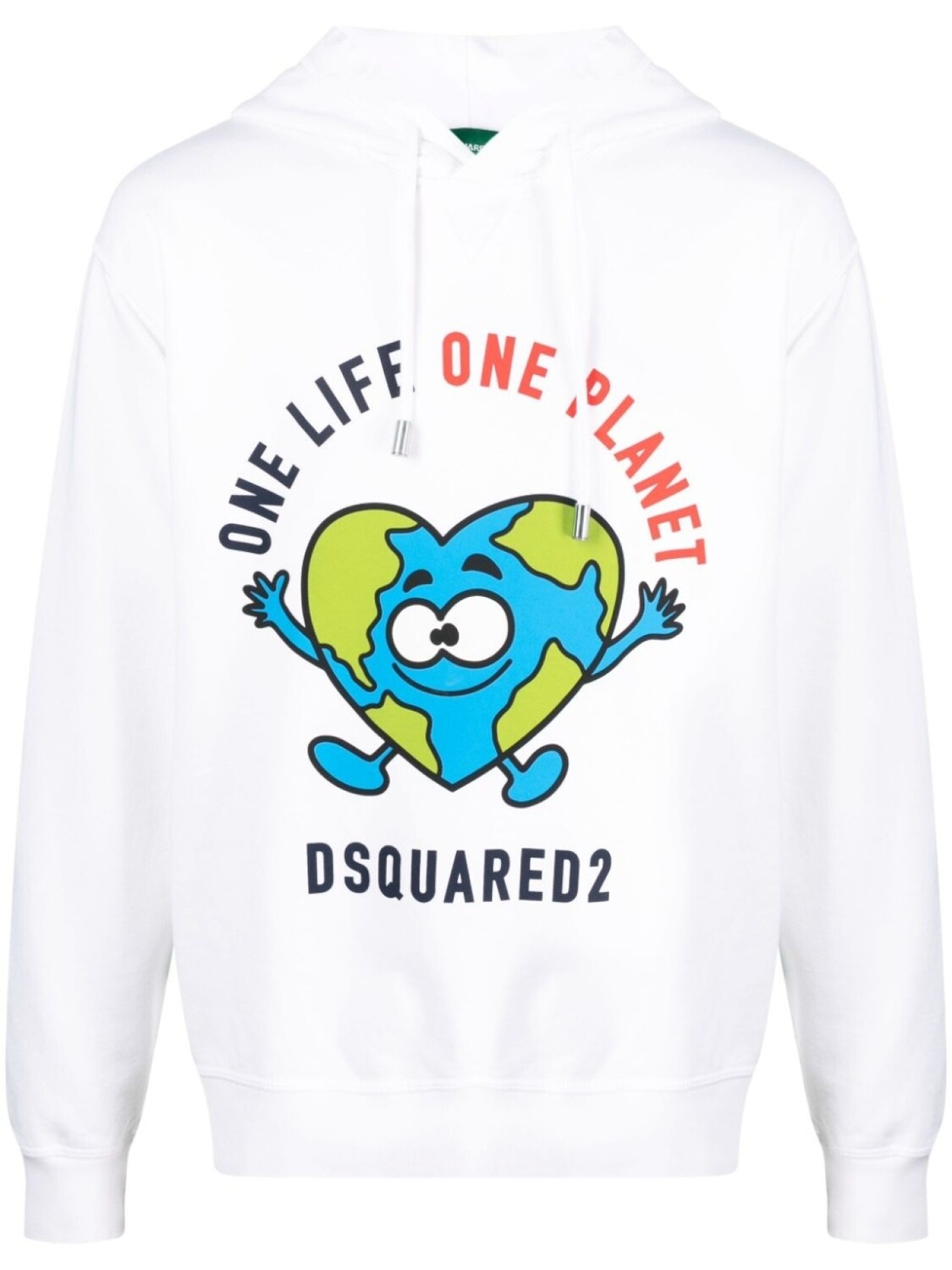 

Dsquared2 худи с длинными рукавами, белый