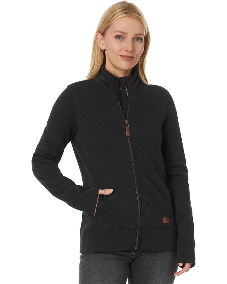 

Толстовка L.L.Bean Quilted Full Zip Sweatshirt, цвет Midnight Black