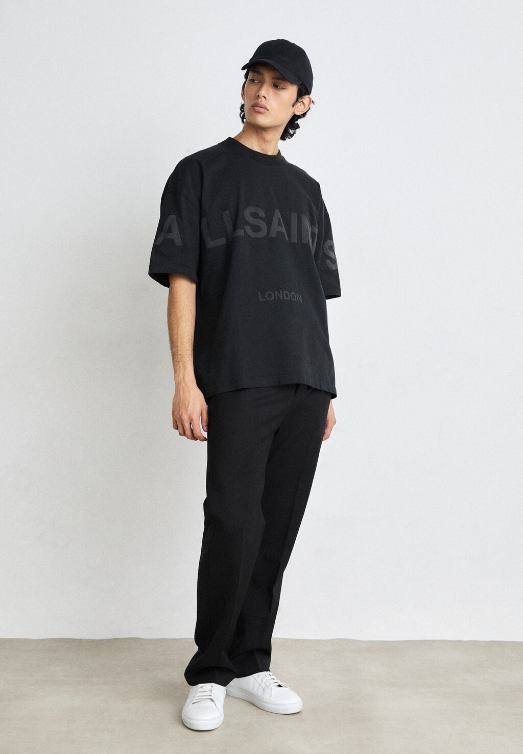 Футболка с принтом BIGGY CREW AllSaints, цвет jet black — фото 2