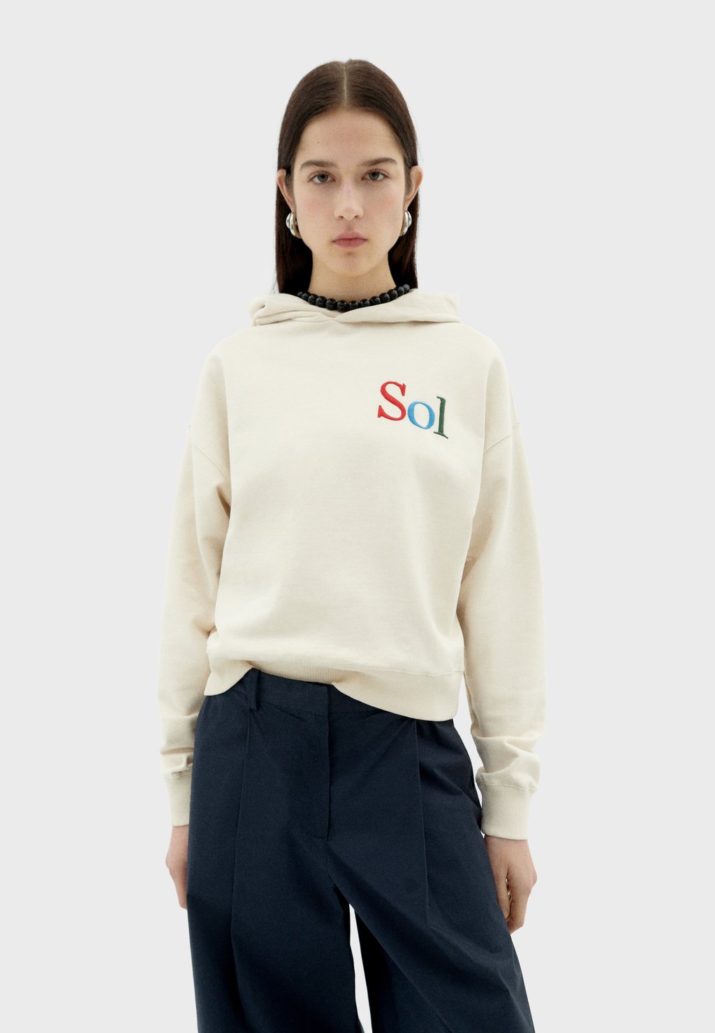 

Толстовка HOODED Thinking Mu, молочный