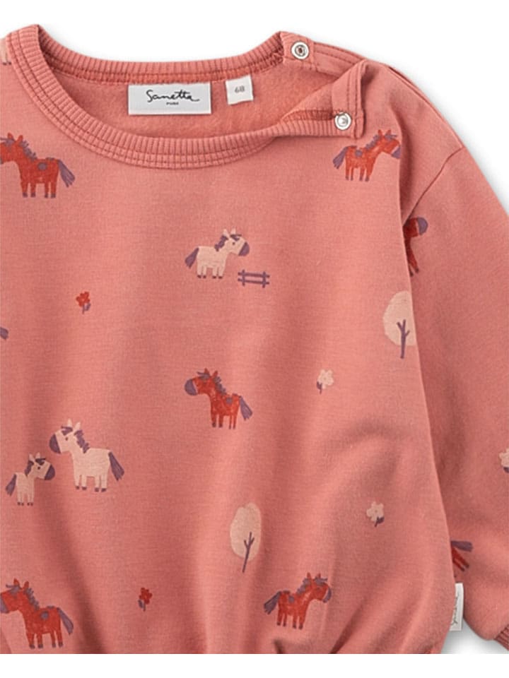 Sanetta Kidswear Толстовка оранжевого цвета — фото 3