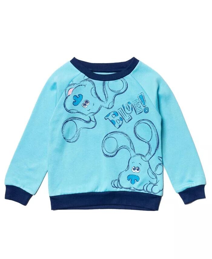 

Подсказки Baby Boys Blue и вы! Детский флисовый пуловер Blue'S Clues & You, синий
