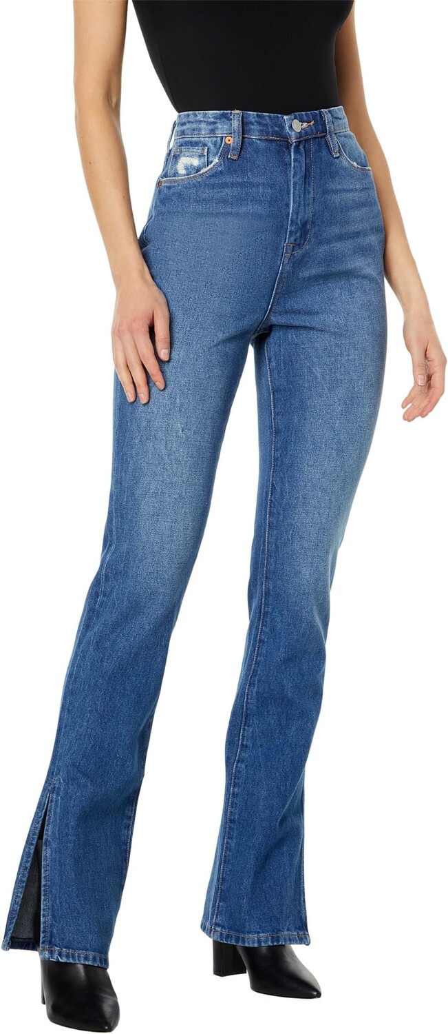 

Джинсы The Cooper Straight Leg Jeans with Side Slit in Being Alive Blank NYC, синий