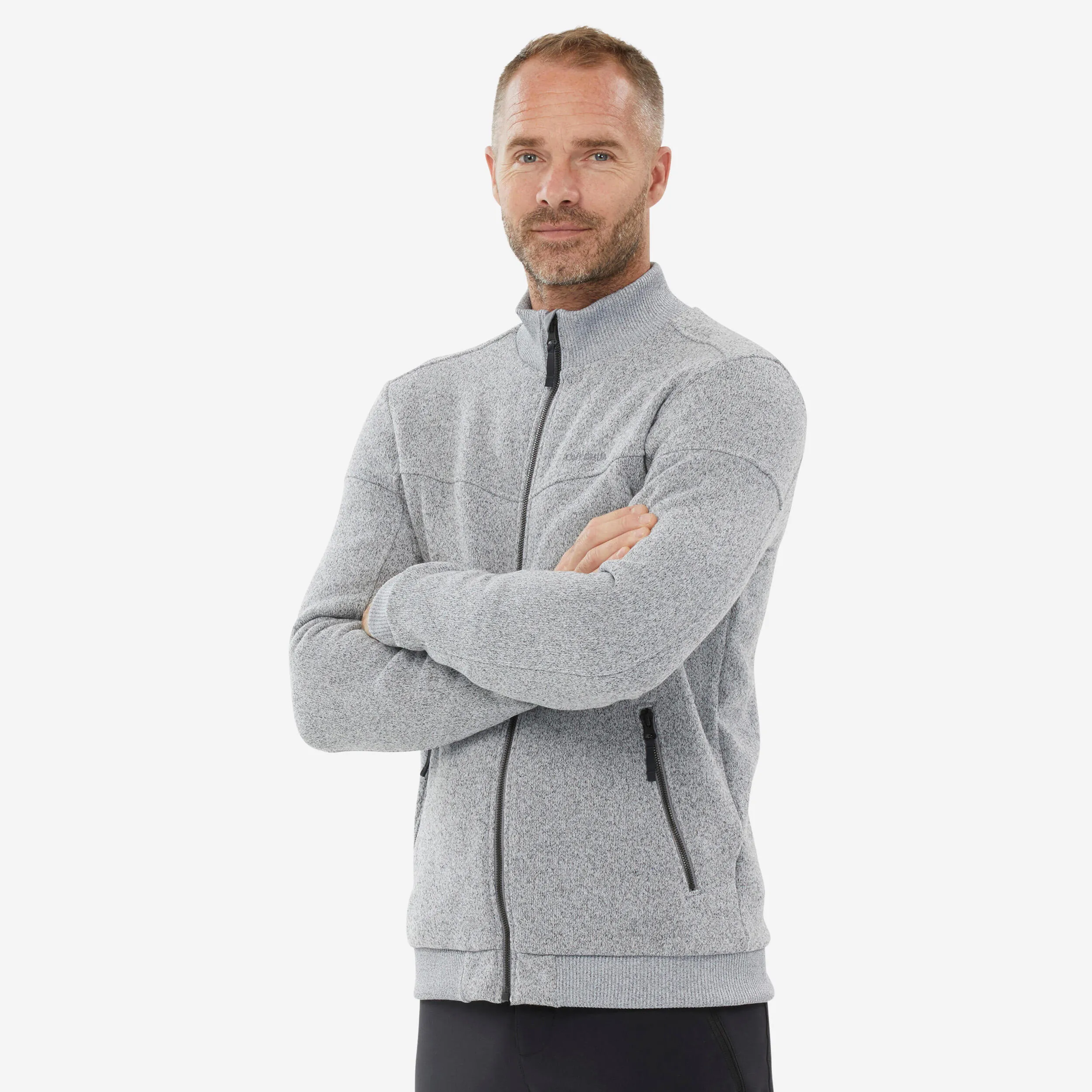 

Теплая флисовая походная куртка Decathlon Sh100 Quechua, синий