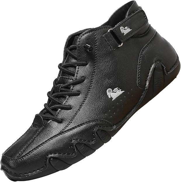 

Мужские повседневные замшевые туфли на шнуровке, ботинки чукка до щиколотки Hchctry, черный