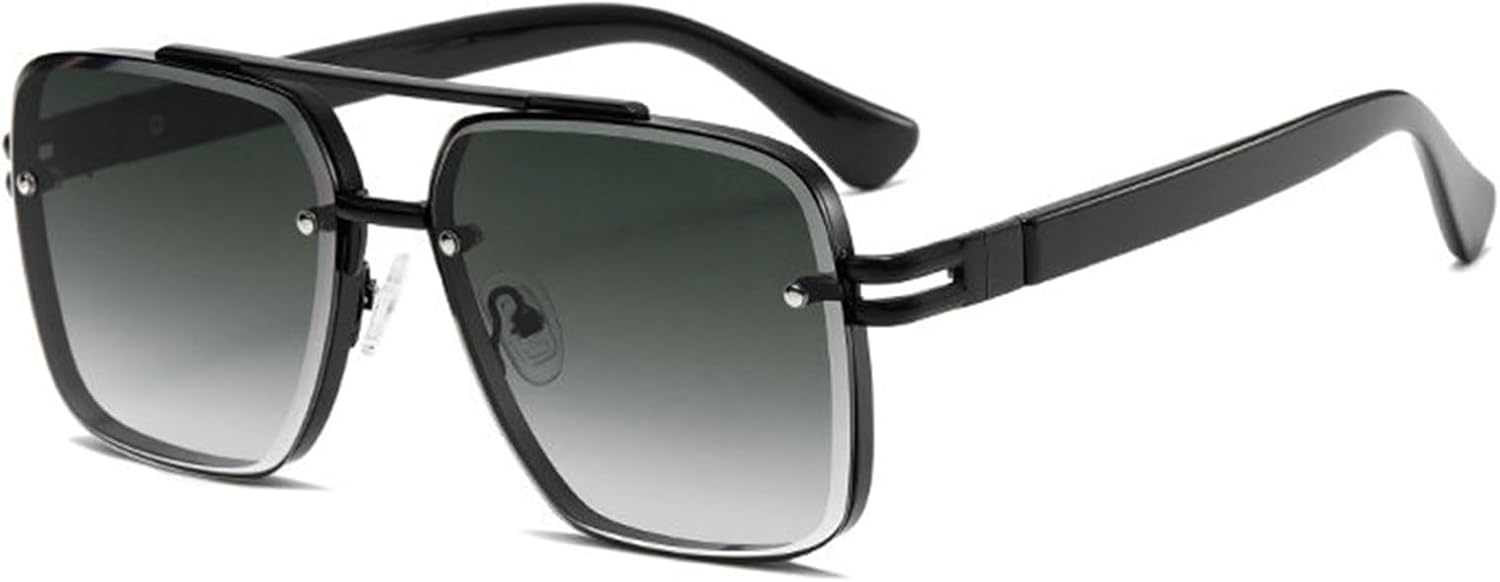 

Willochra Классические большие ретро-солнцезащитные очки-пилот квадратной формы для женщин, металлическая оправа, градиентные солнцезащитные очки, модные мужские солнцезащитные очки, C6