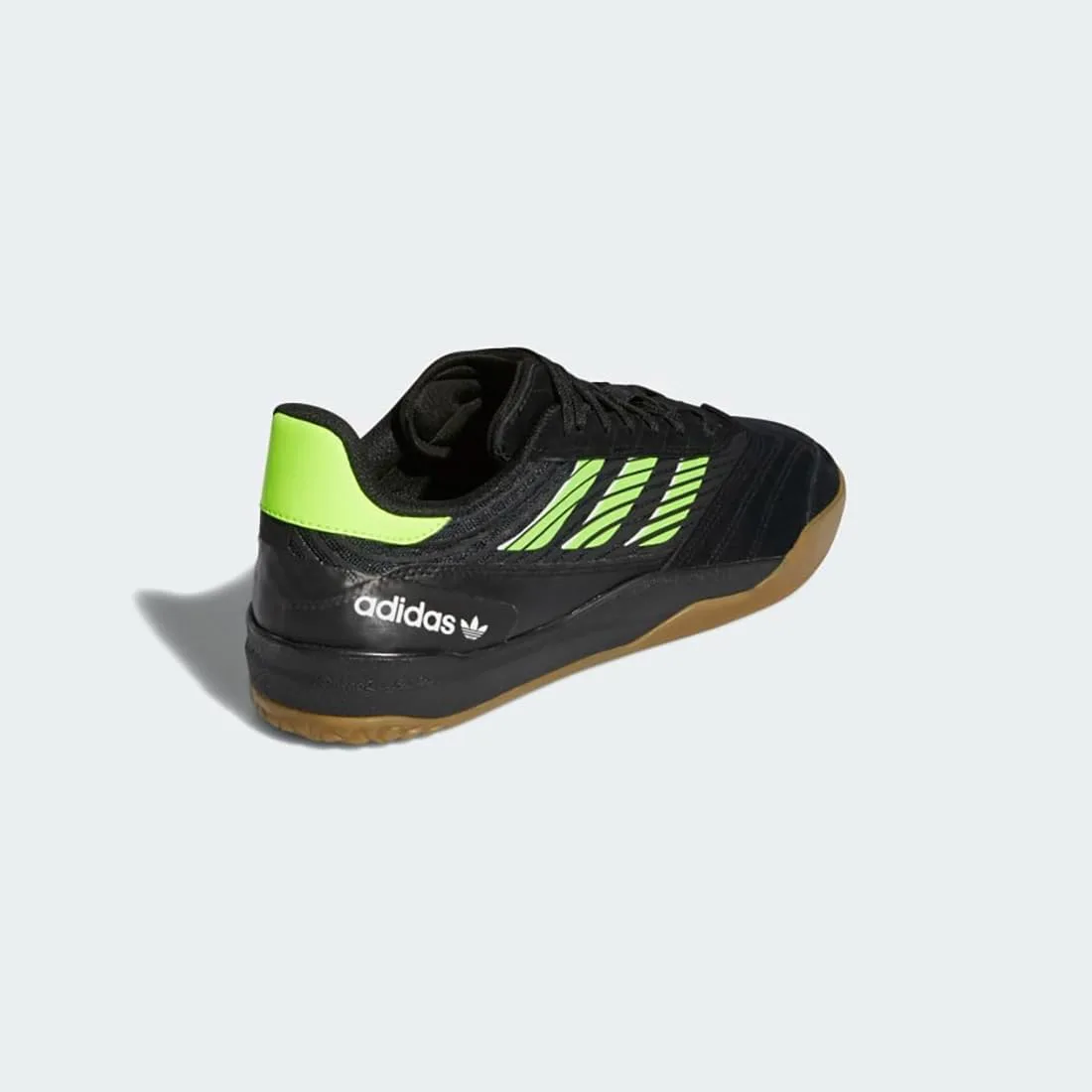 Мужские кроссовки Adidas Copa Nationale для скейтборда, черный/зеленый — фото 2