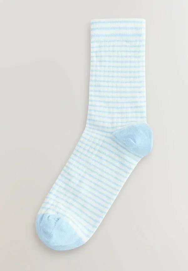 Носки Next, Stripe ankle socks 5 pack, пастельные — фото 3
