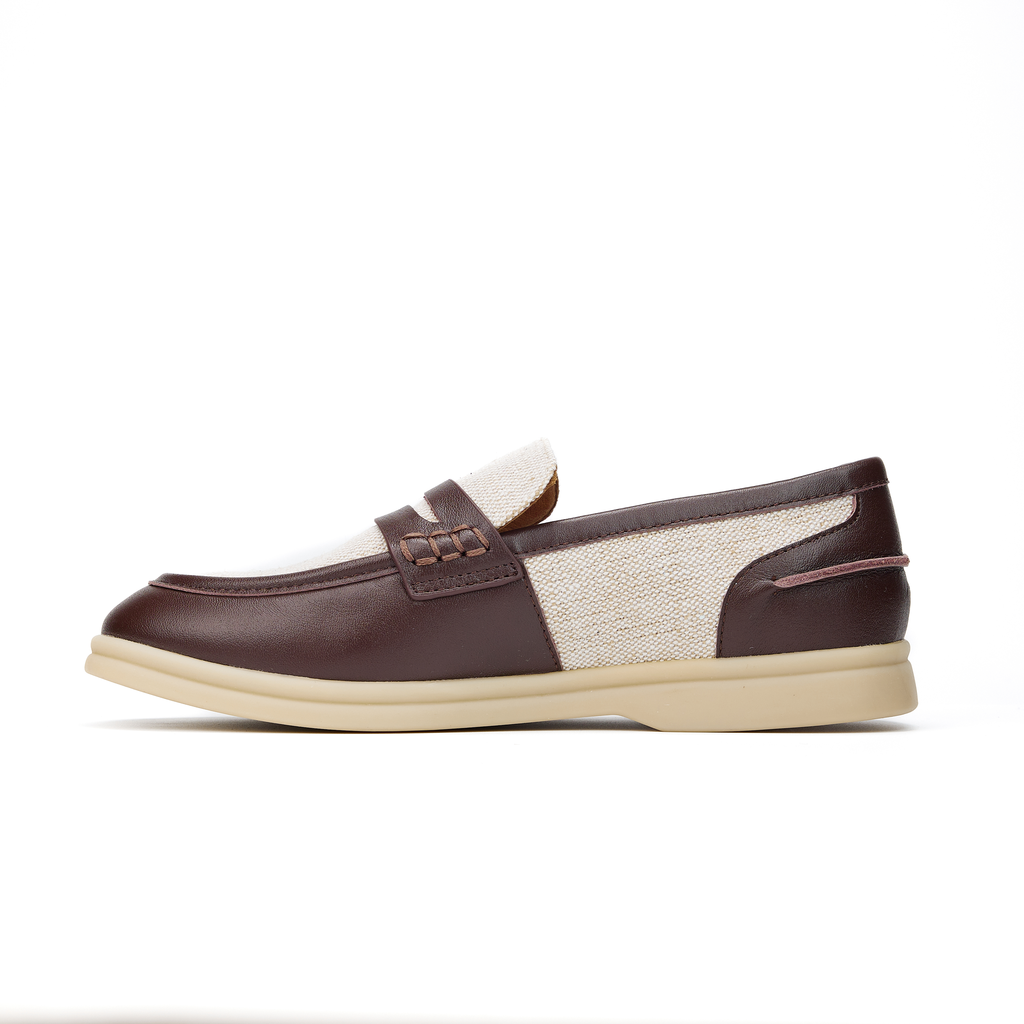 BETTER ZONES Лоферы женские Lotus Linen Brown