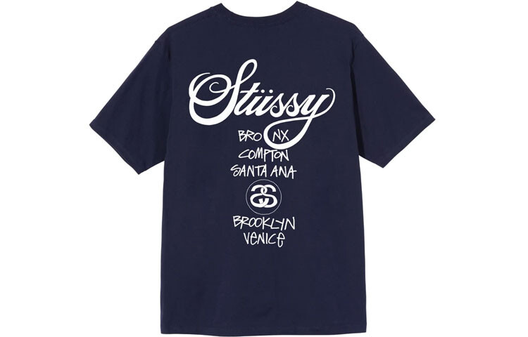 Футболка World Cruise Series унисекс Stussy, белый — фото 2
