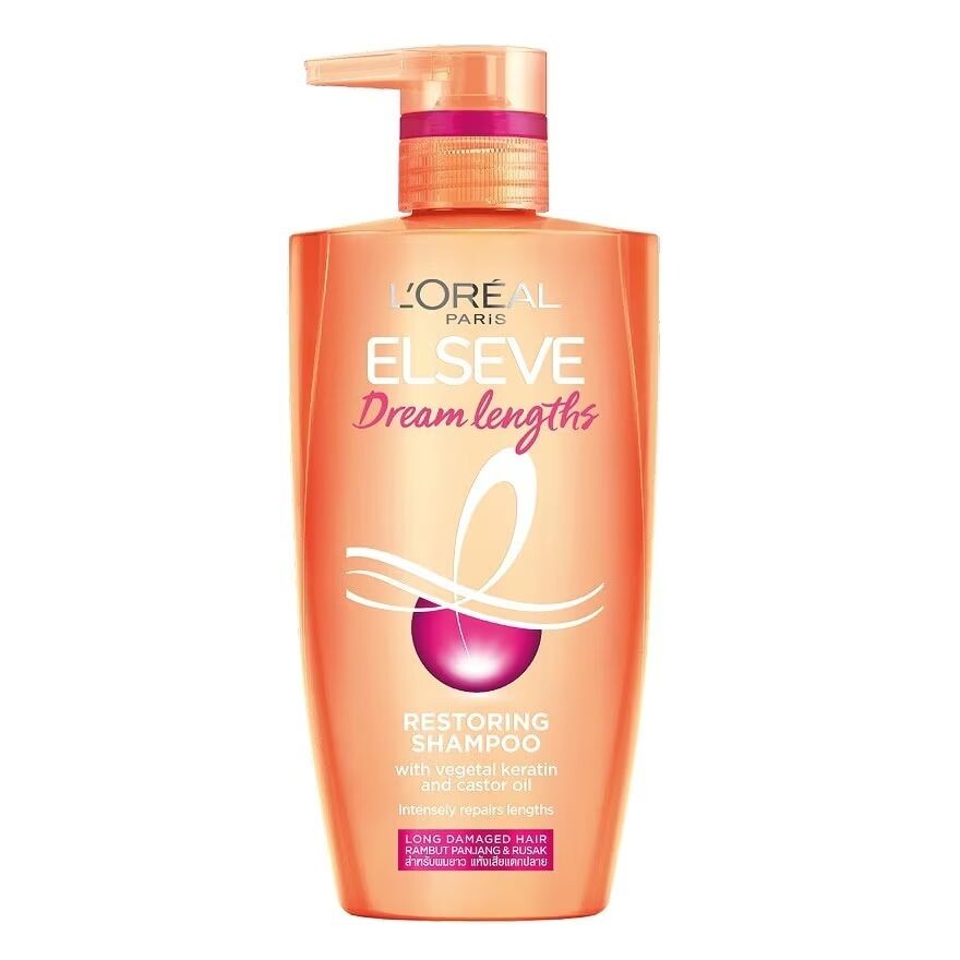 

Elseve L'Oreal Paris Шампунь Dream Longs Восстанавливающий 410 мл. สำหรับผมยาว и, Orange