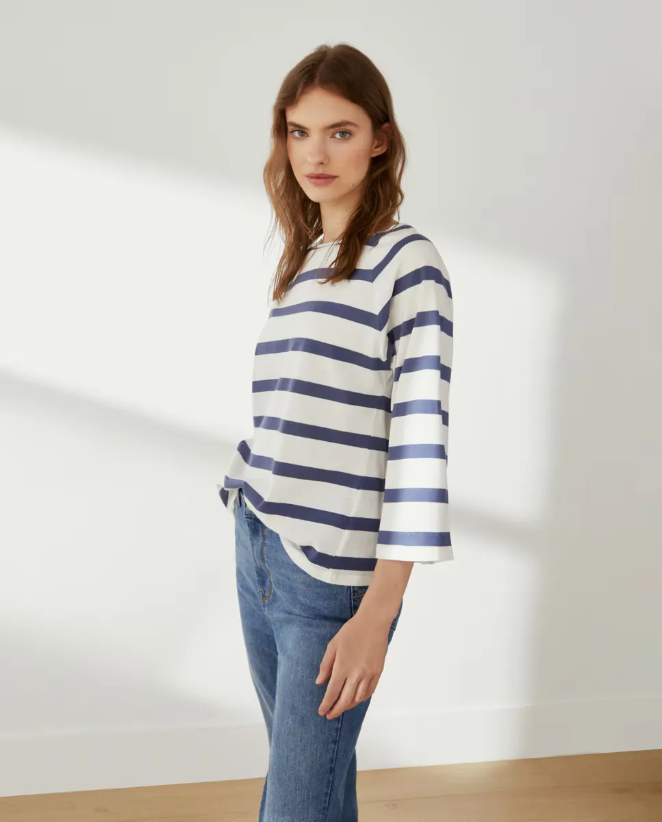 

Женская футболка с рукавами реглан Southern Cotton, синий
