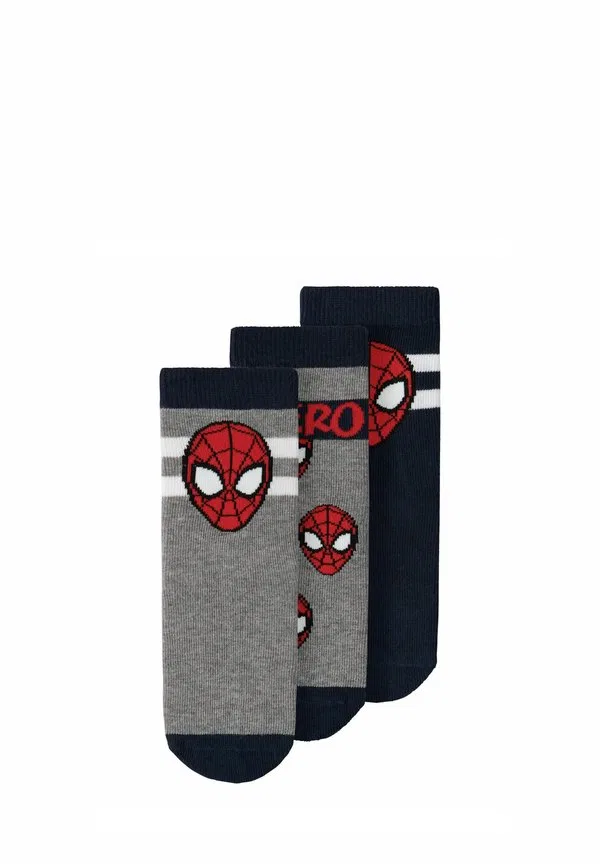 Носки socken 3erpack с изображением человека-паука Name It, Navy Blazer
