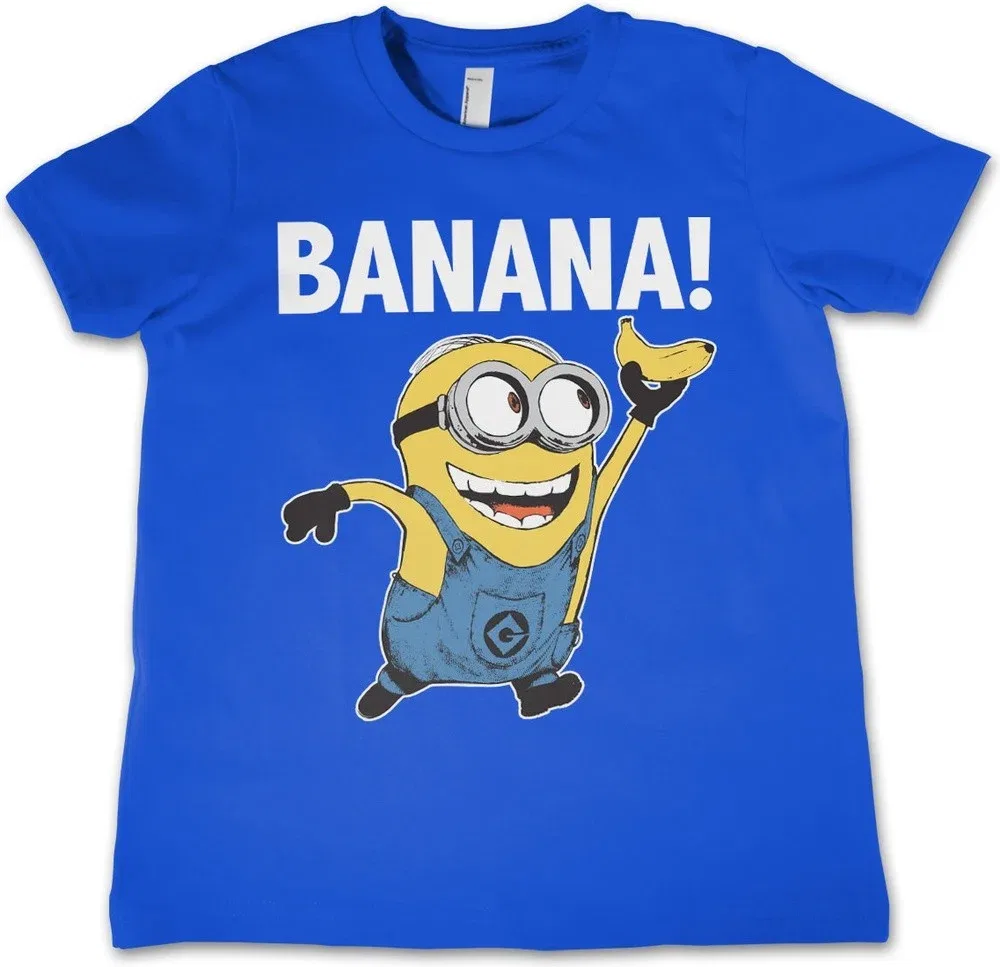 Футболка с принтом Minions, синяя