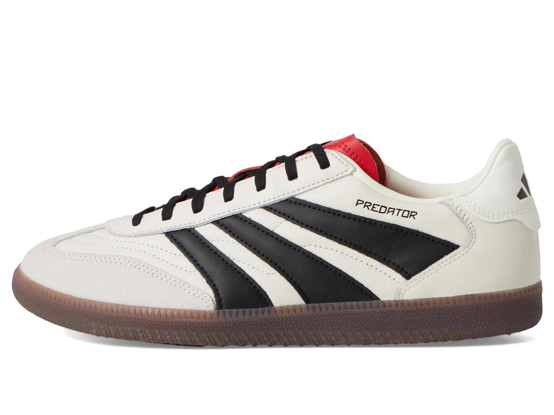 Кроссовки Unisex adidas Predator Freestyle Indoor Soccer Cleats, цвет Off White/Black/Pure Ruby — фото 4